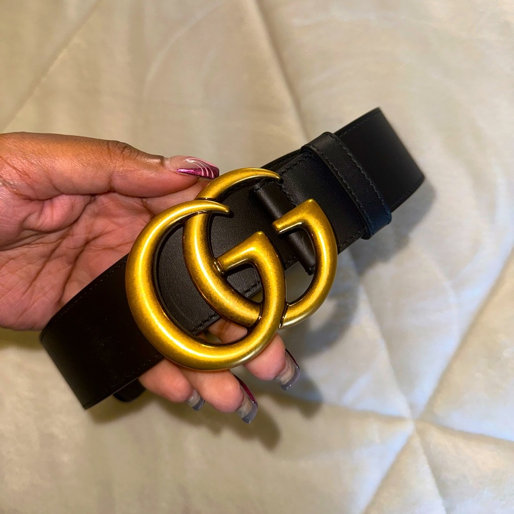 Women’s Gucci Wide Leather Belt